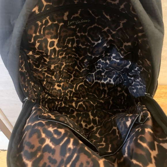 Victoria Secret Python City Black Backpack with Minimalist Design - Picture 8 of 13